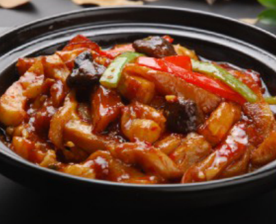 鱼香茄子煲
